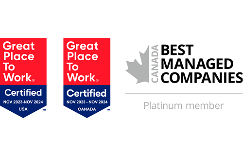 Bond is proud to be recognized as a Platinum Club Best Managed Company for the 7th year in a row and a Great Place to Work.